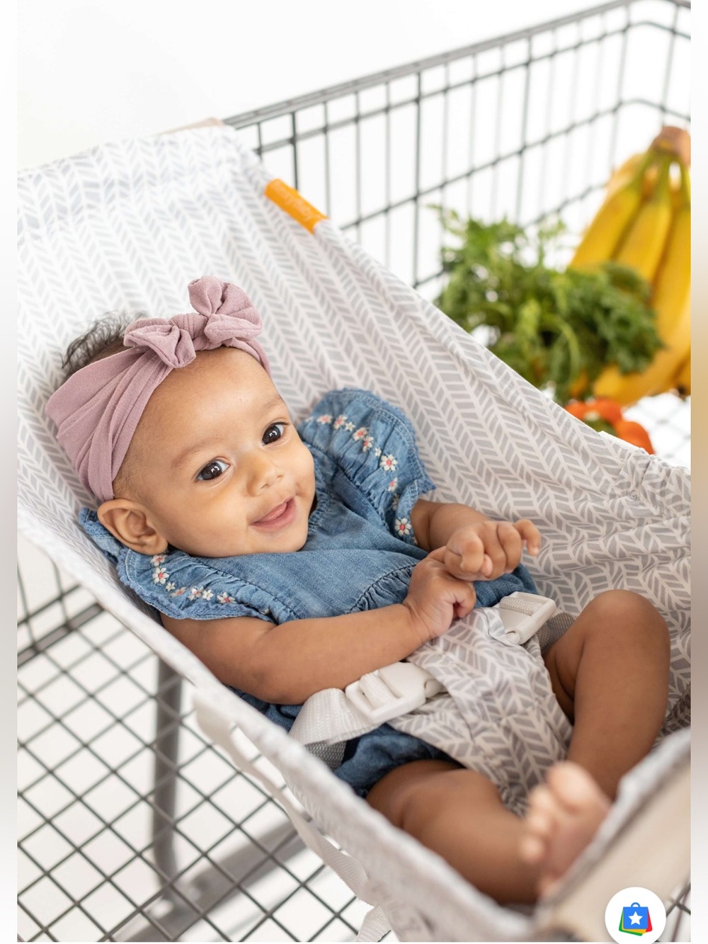 Binxy Baby Shopping Cart Hammock Little Arrow Design New